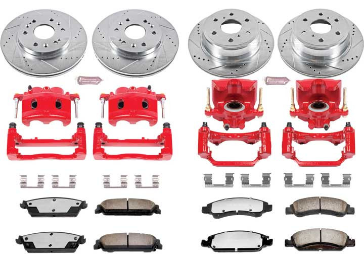 Powerstop - Front And Rear Z36 1click Kit W/caliper - KC2070-36