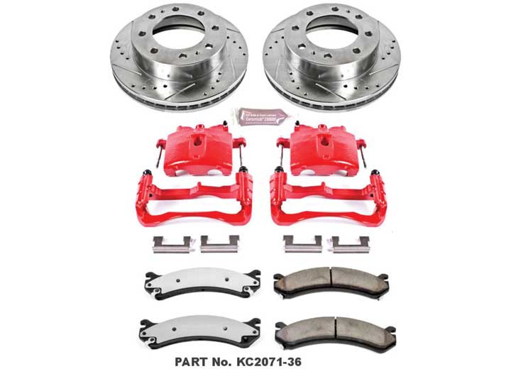 Powerstop - Front Z36 1click Kit W/caliper (box 1 Of 2) - KC2071-36