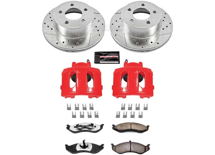 Powerstop - Z36 Truck And Tow Performance Brake Kit With Calipers - KC2119-36