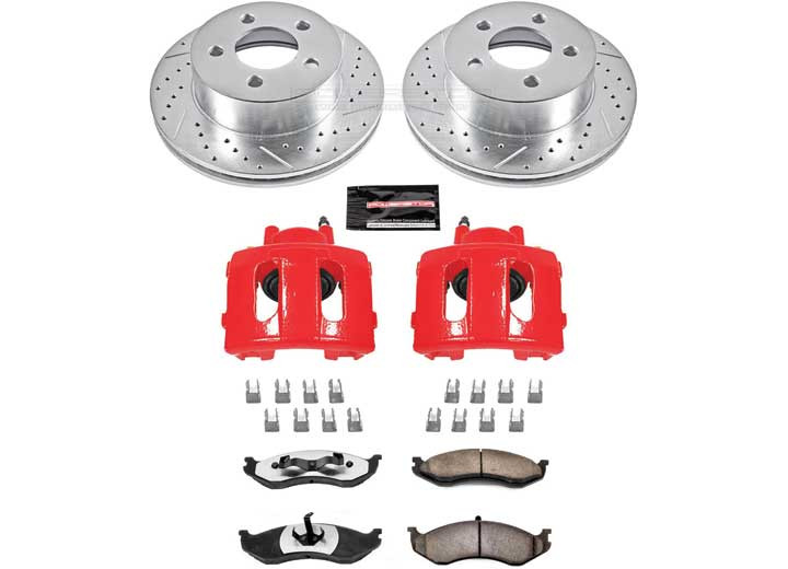 Powerstop - Z36 Truck And Tow Performance Brake Kit With Calipers - KC2152-36