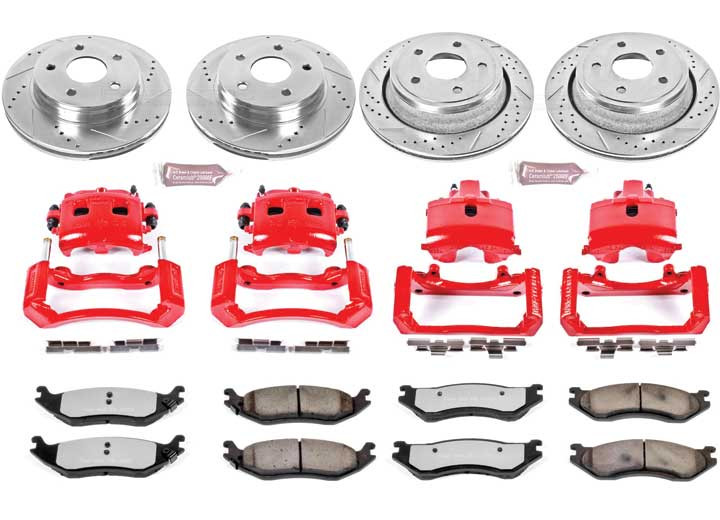 Powerstop - Front & Rear Z36 1click Kit W/caliper - KC2168-36