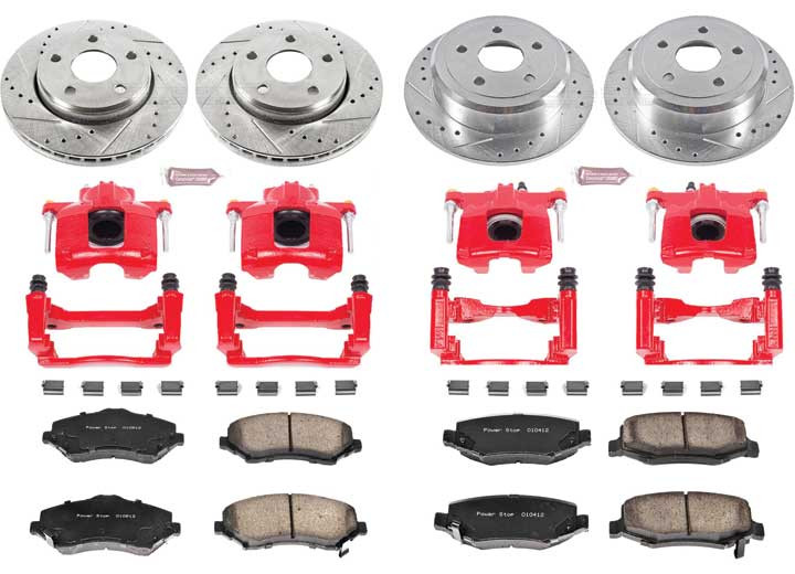 Powerstop - Z23 Evolution Sport Brake Upgrade Kit With Calipers - KC2798