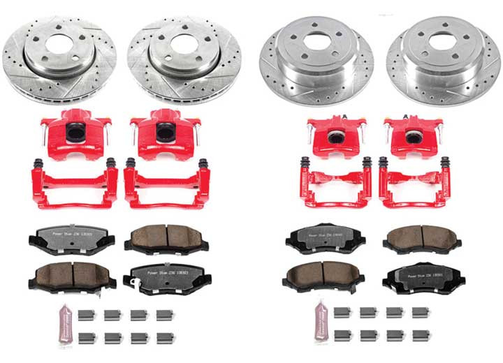 Powerstop - Z36 Truck And Tow Performance Brake Kit With Calipers - KC2798-36