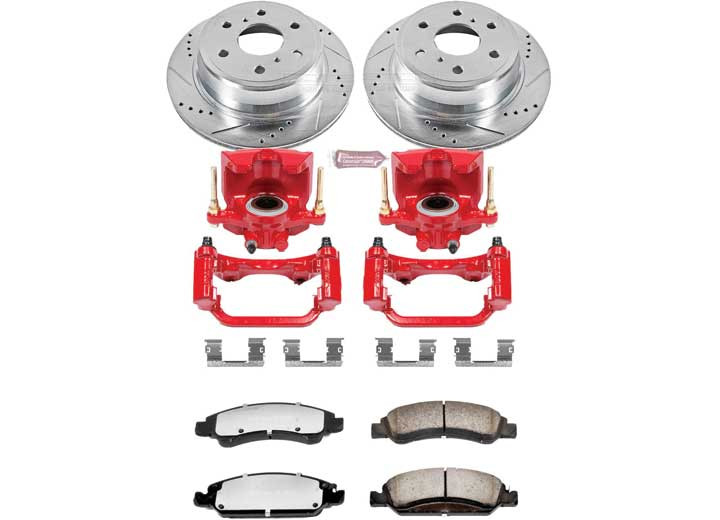 Powerstop - Z36 Truck And Tow Performance Brake Kit With Calipers - KC6562-36