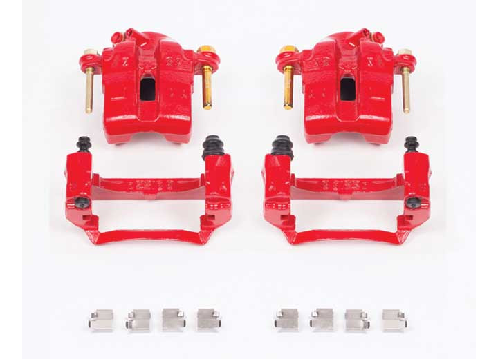 Powerstop - Red Powder Coated Performance Calipers - S1704