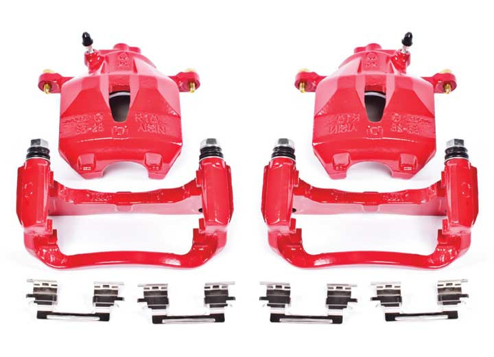 Powerstop - Red Powder Coated Performance Calipers - S2714
