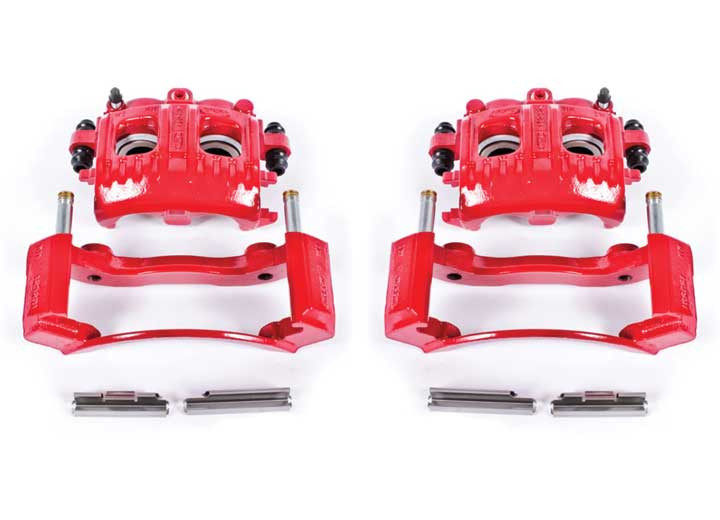 Powerstop - Red Powder Coated Performance Calipers - S4652