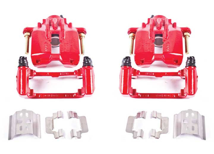 Powerstop - Red Powder Coated Performance Calipers - S4698