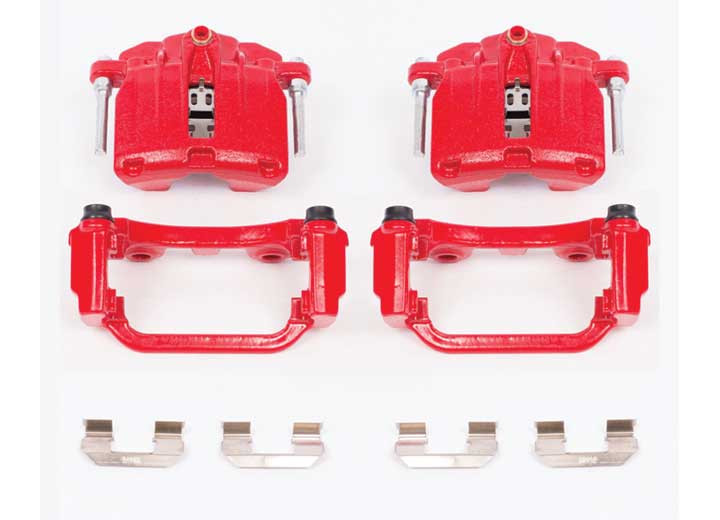 Powerstop - Red Powder Coated Performance Calipers - S4726