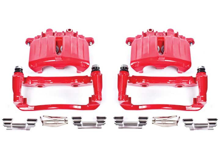 Powerstop - Red Powder Coated Performance Calipers - S4764