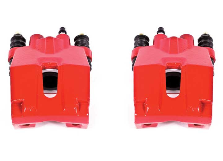 Powerstop - Red Powder Coated Performance Calipers - S4858