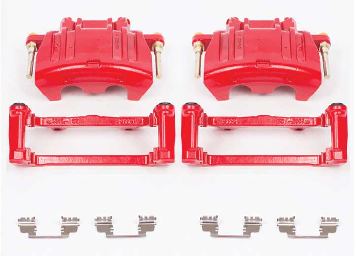 Powerstop - Red Powder Coated Performance Calipers - S5016