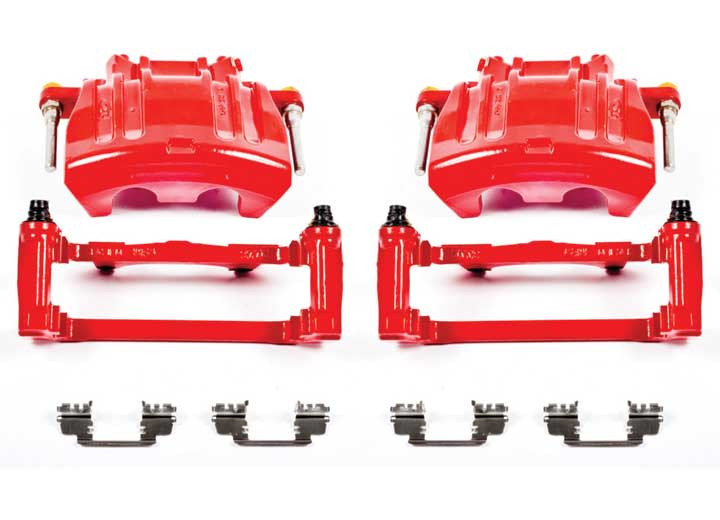 Powerstop - Red Powder Coated Performance Calipers - S5016A