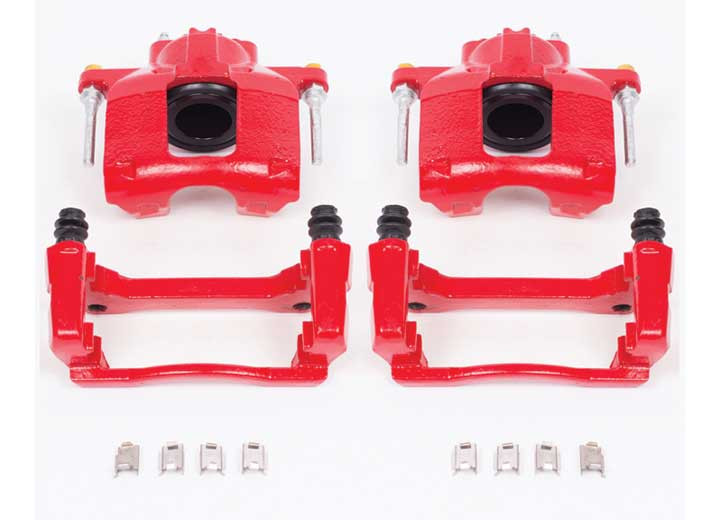 Powerstop - Red Powder Coated Performance Calipers - S5044