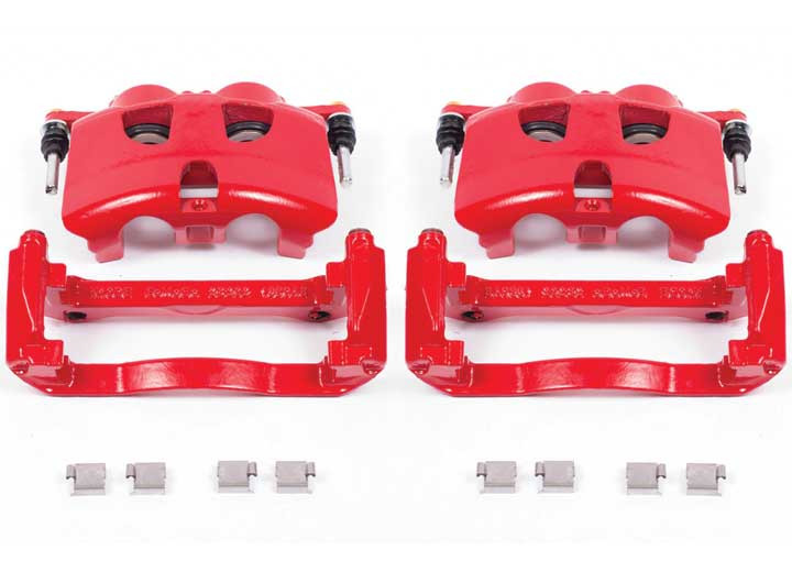 Powerstop - Red Powder Coated Performance Calipers - S5404