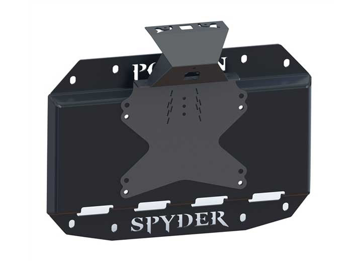 Poison Spyder Customs - 18c Wrangler Spare Tire Carrier Delet Plate W/camera Mount - 19-04-013P1