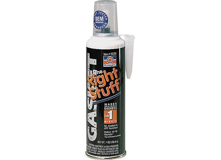 Permatex - The Right Stuff One Minute Gasket Maker Black 7oz Ca - 25224
