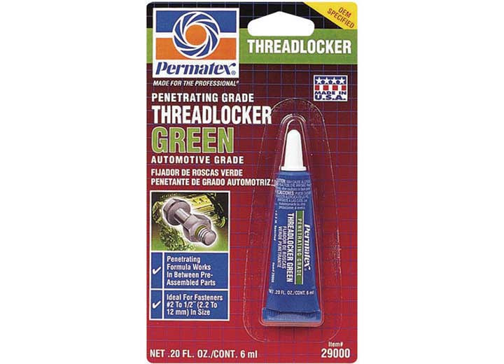 Permatex - Penetrating Grade Threadlocker Green 6ml Tube - 29000