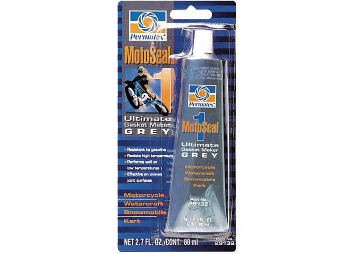 Permatex - Motoseal 1 Ultimate Gasket Maker  Fuel Resistant Grey 2.7oz Tube - 29132