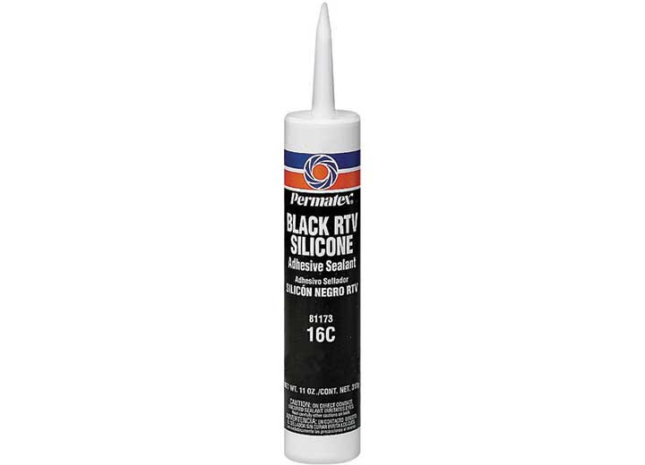 Permatex - Black Silicone Rtv Adhesive Sealant 12.9oz Tube - 81173