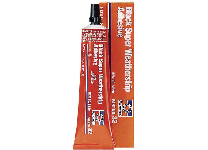 Permatex - Super Black Weatherstrip Adhesive 5oz Boxed - 81850
