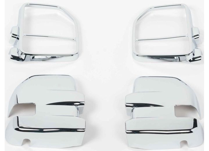 Putco - 17c F250/f350/1820 F150 Sd W/towing Mirrors & Side Markers Chrome Mirrors Covers - 401162