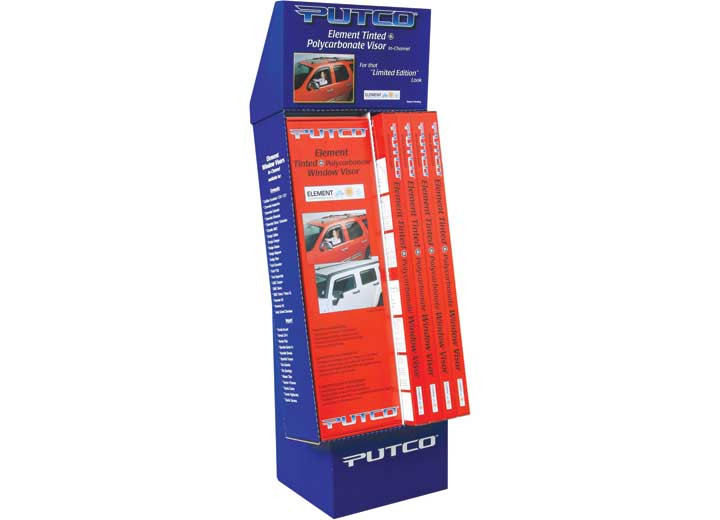 Putco - Assorted Smoke Visor Display(includes Chevy/ford/dodge Product) - 580222