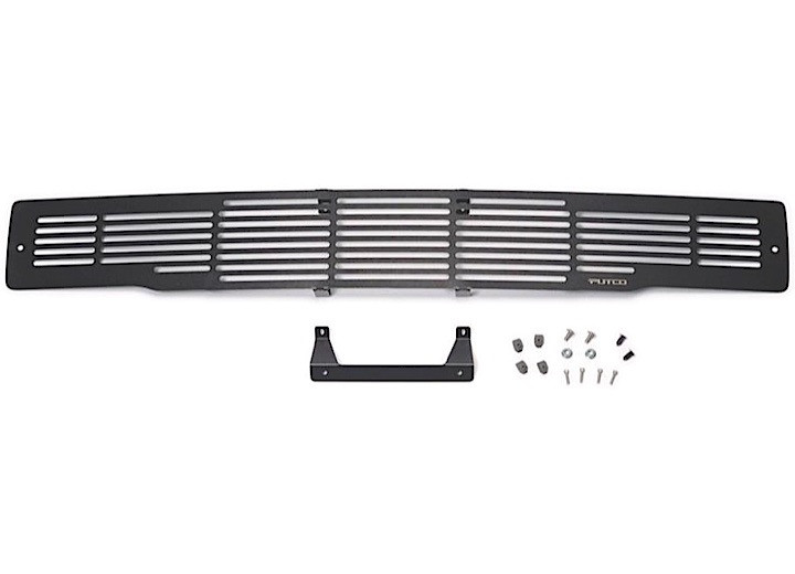 Putco - 1517 F150 Bumper Grille Inserts Stainless Steel Black Bar Design - 87160