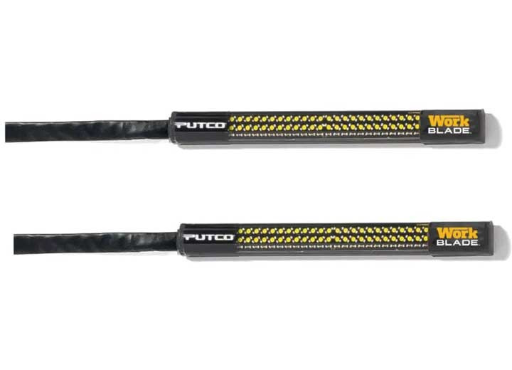 Putco - 6in Work Blade Strobing 64 Patterns Amber/ White/blue Pair - 93009-06