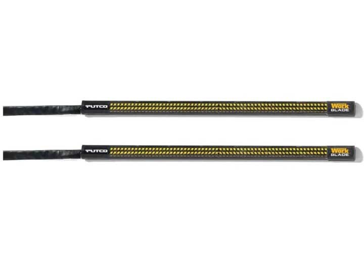 Putco - (pair)work Blade Amber & Blue 12in Strobing 64 Patterns - 93010-12
