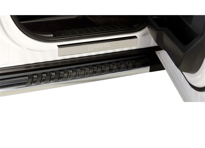 Putco - 17c F250/f350 Super Crew W/super Duty Etching 4 Pcs Ford Stainless Steel Door Sills - 95185FD
