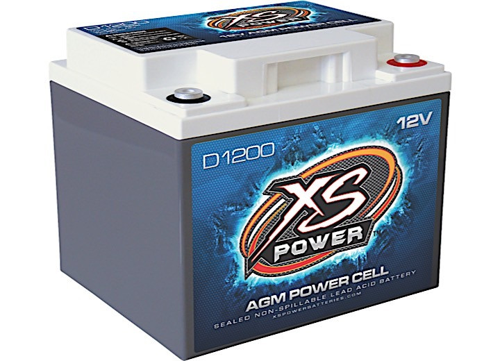 XS Power - 12v Agm Battery Max Amps 2600a Ca: 725 Ah:  44 1500w / 3000w - D1200