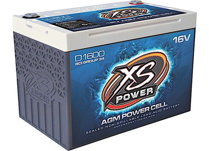 XS Power - Battery 16v Agm Gp24 2post - D1600