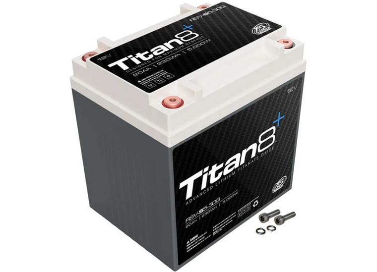 XS Power - 12v Lithium Rsv Titan 8 Batteries M6 Terminal Bolts Incl Quad Terminal Battery - RSV-S5-30Q