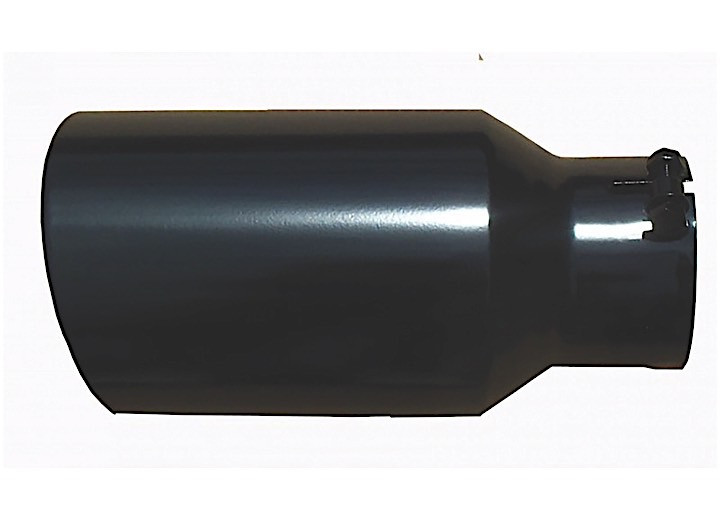 Pypes Performance Exhaust - Black4idx6odx12l Rolled Bo - EVT406B