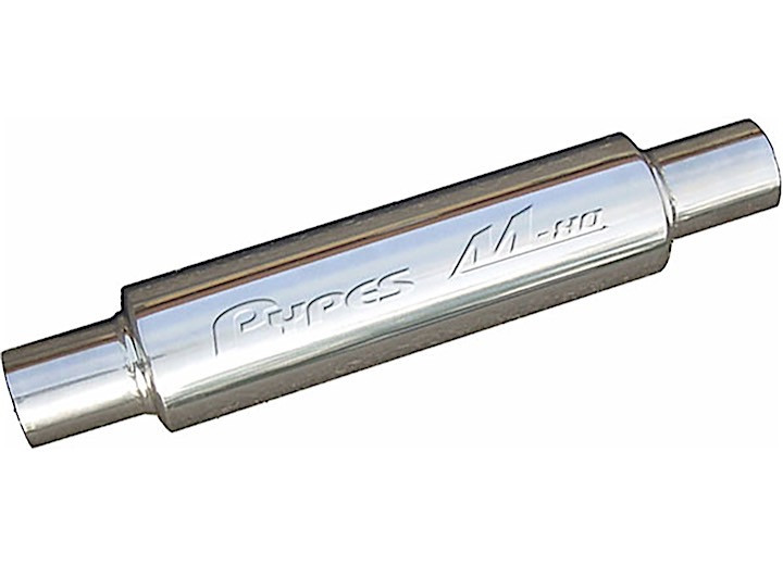 Pypes Performance Exhaust - M80 2.5 Round Stnls - MVR200S