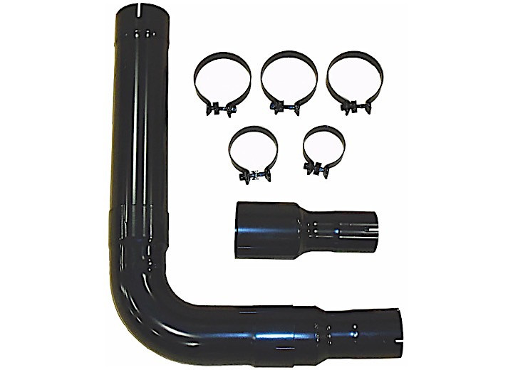Pypes Performance Exhaust - 5 Single Stack Kitblack - STD006B