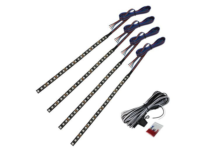 Raptor - 10 In Universal Led Light Strip Kit(4 Per Kit) Colorshift Rgb - UNV-LED-LIGHT-KIT-RGB