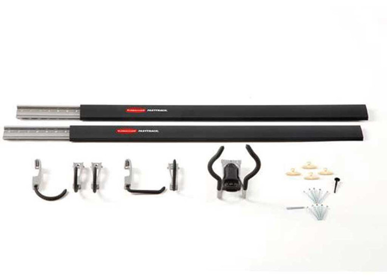Rubbermaid - 8pc Fasttrack Rail Garage Kit All In One - 2013151