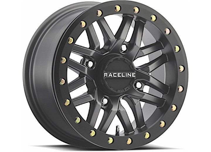 Raceline - A91g Ryno Beadlock Gun Metal W/black Ring 15x7 4x156 (5+2) - A91G-57056-52