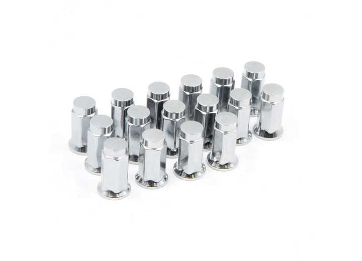 Raceline - 16 Pack Atv/utv Lugs 12mm X 1.25 (17mm Hex Flat) - ALUG16BX