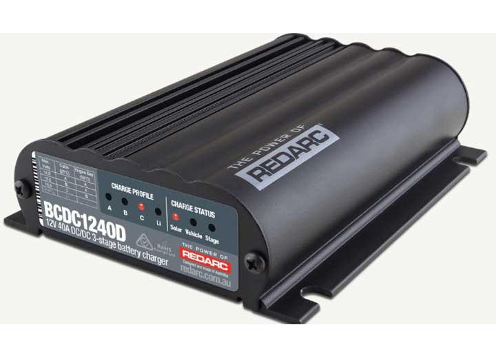 Redarc - 12v 40a Smart Start Dc/dc Dual Input Battery Charger - BCDC1240D