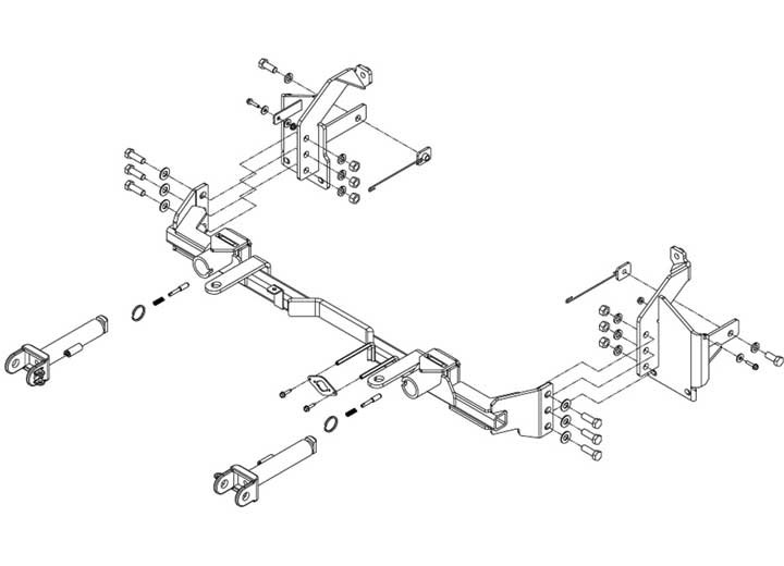 Roadmaster Inc - 2023 Lincoln Corsair 2.5l Plugin Hybrid Engine Crossbar Style Baseplate Black - 524475-5