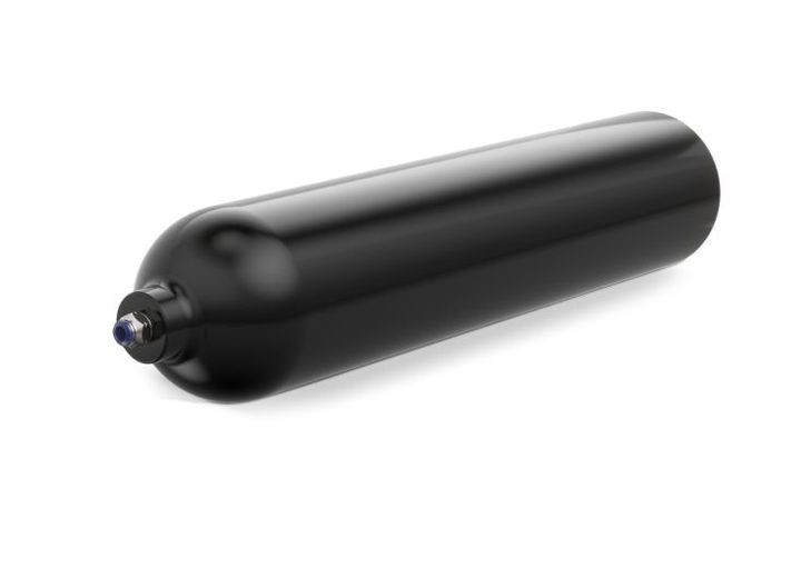 ReadyLift Suspension - Logiq 2gal Air Tank. Aluminum Blk Powdercoat Frame Mtg Kit 1/2npt Port Fitting & 3/8in Airline - 50-10200