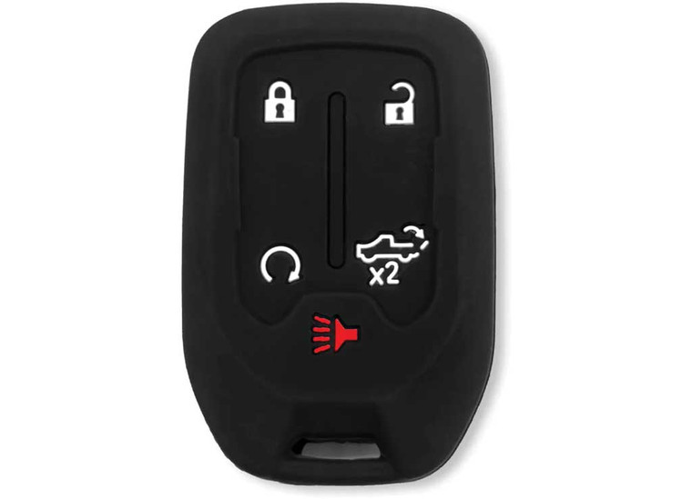 Recon - 1921 Sierra & Silverado Key Fob Cover Black Silicone - 264002GM1BK