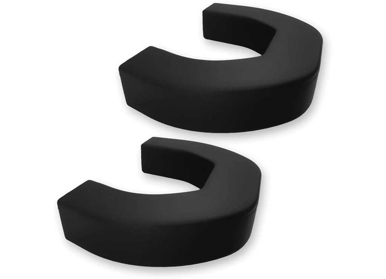 Recon - 2124 Ram 1500 Tow Hook Silicone Covers 2 Pc Set Black - 264004DGBK