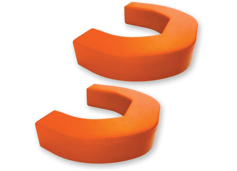 Recon - 2124 Ram 1500 Tow Hook Silicone Covers 2 Pc Set Orange - 264004DGOR