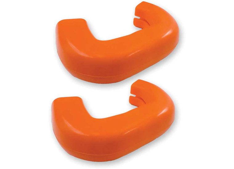 Recon - 2024 Sierra 1500 Tow Hook Silicone Covers 2 Pc Set Orange - 264004GMLDOR