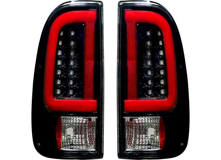 Recon - 0816 F250/f350/f450/f550 Oled Tls With Scanning Oled Turn Signalssmoked Lens - 264293BKS