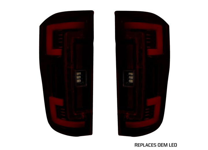 Recon - 17c F250/f350/f450/f550 (rep Oem Led Tls W Blind Spot Warning System)oled Tlsd - 264299LEDRBK